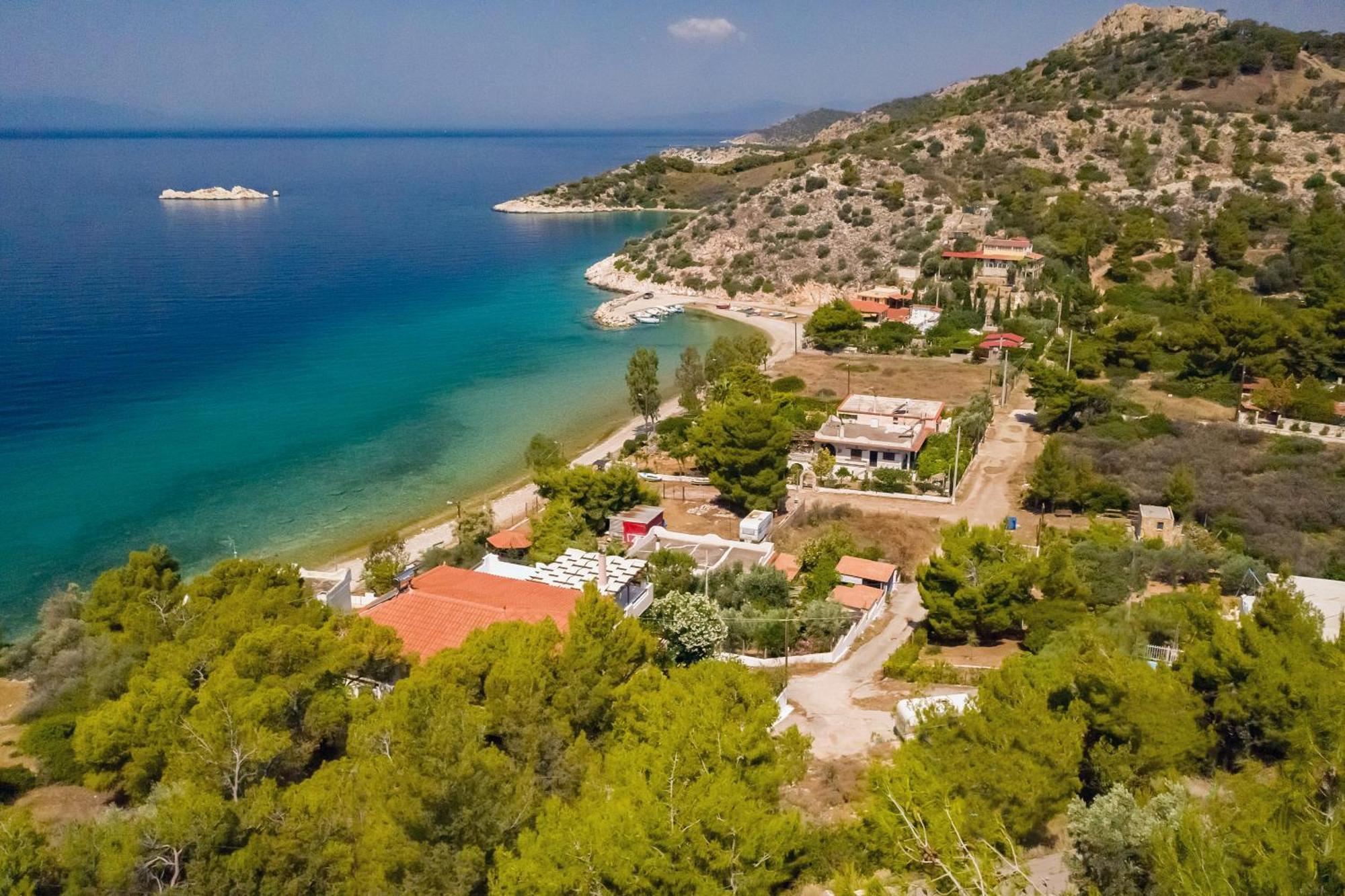 Saronic Seafront Villa Salamís Dış mekan fotoğraf